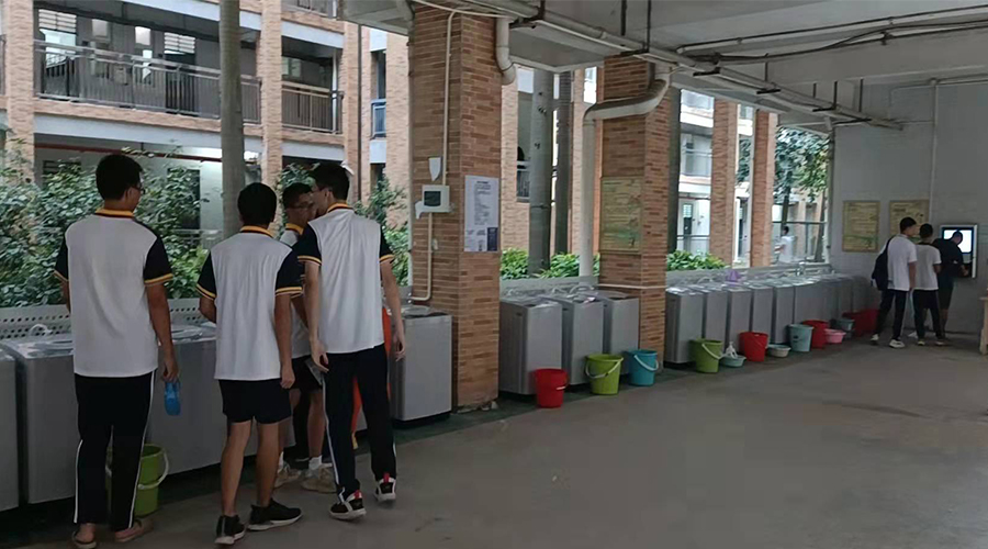 好評續(xù)單！江門一中學(xué)校持續(xù)追加共享洗衣機！