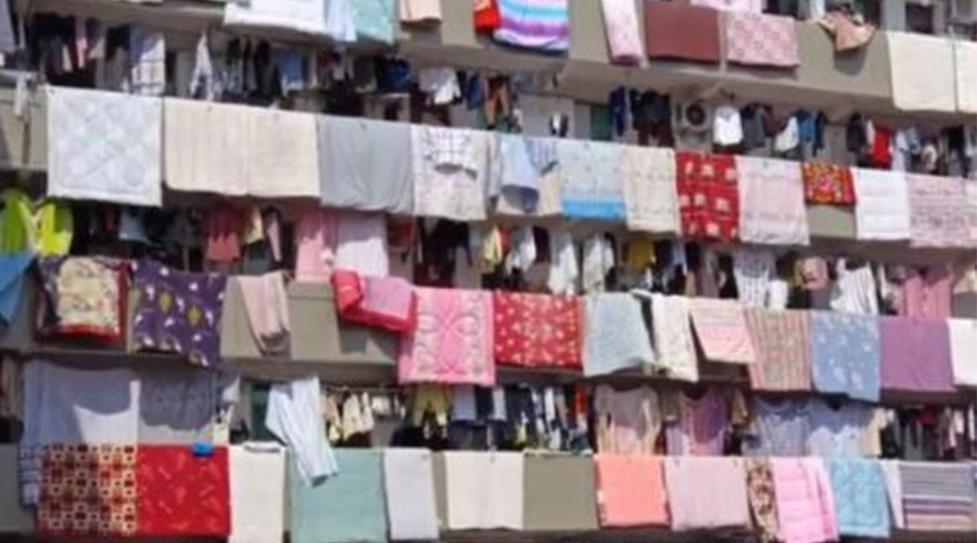 學(xué)?，F(xiàn)曬被大場(chǎng)面！滾筒衣服烘干機(jī)即烘即干大件棉被 便捷好用