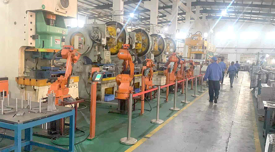 揭秘金環(huán)電器滾筒干衣機(jī)沖壓自動化生產(chǎn)是如何進(jìn)行的？