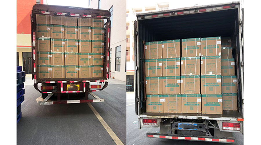 實況圖！金環(huán)電器完成國內某知名品牌迷你洗衣機裝柜發(fā)貨