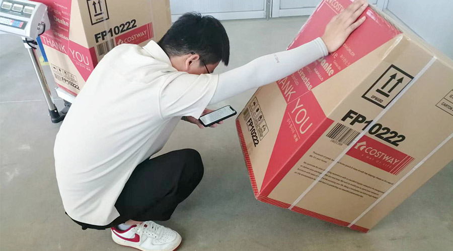 實況直擊！客戶北美COSTWAY開展衣物烘干機驗貨